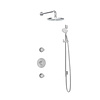 Hotbath Cobber IBS20 inbouw doucheset - 3-standen handdouche - 25cm hoofddouche - wandarm - glijstang - chroom