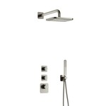 Hotbath Gal IBS40 inbouw doucheset High Flow met 2 stopkranen - Geborsteld nikkel HotBath Hotbath Gal IBS40 inbouw doucheset High Flow met 2 stopkranen - Geborsteld nikkel