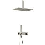 Hotbath Gal IBS Gal 2 pushbuttons Plafondbuis en GL1 6 - Geborsteld nikkel HotBath Hotbath Gal IBS Gal 2 pushbuttons Plafondbuis en GL1 6 - Geborsteld nikkel