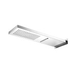 HotBath Hotbath Mate M193 hoofddouche cascade 16,5x53,7 cm - geborsteld koper pvd