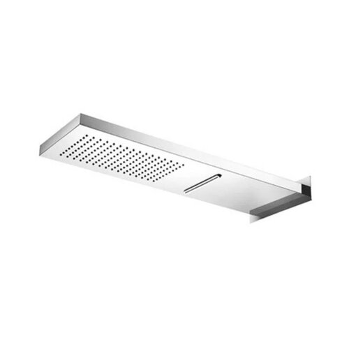 HotBath Hotbath Mate M193 hoofddouche cascade 16,5x53,7 cm - geborsteld koper pvd