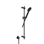 Hotbath Cobber M308 glijstangset 90cm ronde handdouche - gepolijst zwart PVD HotBath Hotbath Cobber M308 glijstangset 90cm ronde handdouche - gepolijst zwart PVD