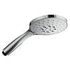 Hotbath Ace M376 3-standen handdouche 13cm ABS kunststof - gepolijst zwart pvd
