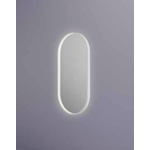 Hotbath &More spiegel oval 40x80cm directe & indirecte verlichting - geborsteld koper PVD HotBath Hotbath &More spiegel oval 40x80cm directe & indirecte verlichting - geborsteld koper PVD