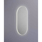 Hotbath &More spiegel oval 50x100cm directe & indirecte verlichting - mat wit HotBath Hotbath &More spiegel oval 50x100cm directe & indirecte verlichting - mat wit