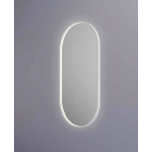 HotBath Hotbath &More spiegel oval 50x100cm directe & indirecte verlichting - mat wit Hotbath &More spiegel oval 50x100cm directe & indirecte verlichting - mat wit