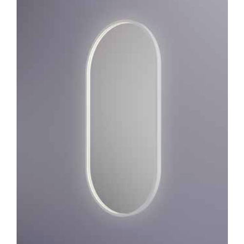 Hotbath &More spiegel oval 60x120cm directe & indirecte verlichting - geborsteld koper PVD HotBath Hotbath &More spiegel oval 60x120cm directe & indirecte verlichting - geborsteld koper PVD