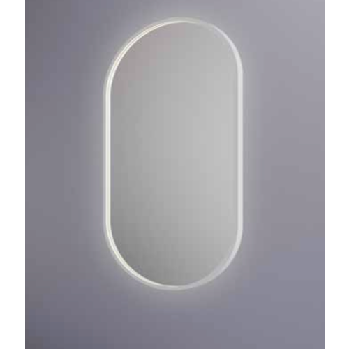 Hotbath &More spiegel oval 80x120cm directe & indirecte verlichting - RVS 316 HotBath Hotbath &More spiegel oval 80x120cm directe & indirecte verlichting - RVS 316