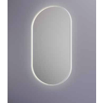 Hotbath &More spiegel oval 80x120cm directe & indirecte verlichting - RVS 316 HotBath Hotbath &More spiegel oval 80x120cm directe & indirecte verlichting - RVS 316