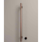 Hotbath &More Rails Round handdoekwarmerset 135cm - 1 stang - geborsteld messing PVD HotBath Hotbath &More Rails Round handdoekwarmerset 135cm - 1 stang - geborsteld messing PVD