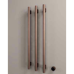 HotBath Hotbath &More Rails Round handdoekwarmerset 135cm - 3 stangen - tuscan bronze
