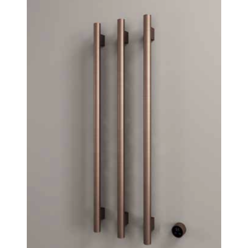 Hotbath &More Rails Round handdoekwarmerset 135cm - 3 stangen - tuscan bronze HotBath Hotbath &More Rails Round handdoekwarmerset 135cm - 3 stangen - tuscan bronze