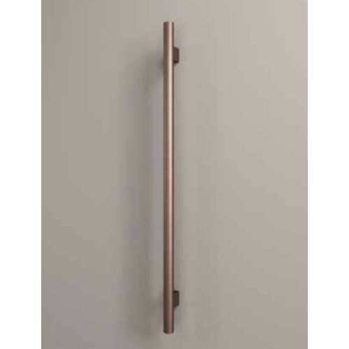 HotBath Hotbath &More Rails Round handdoekwarmer 135cm - geborsteld messing PVD