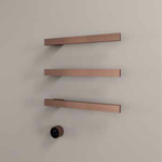 Hotbath &More Rails Square handdoekwarmerset 50cm - 3 stangen - geborsteld messing PVD HotBath Hotbath &More Rails Square handdoekwarmerset 50cm - 3 stangen - geborsteld messing PVD