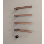 Hotbath &More Rails Square handdoekwarmerset 50cm - 4 stangen - tuscan bronze HotBath Hotbath &More Rails Square handdoekwarmerset 50cm - 4 stangen - tuscan bronze