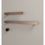 Hotbath &More Rails Soft Square handdoekwarmerset 50 & 80cm - 2 stangen - geborsteld messing PVD HotBath Hotbath &More Rails Soft Square handdoekwarmerset 50 & 80cm - 2 stangen - geborsteld messing PVD