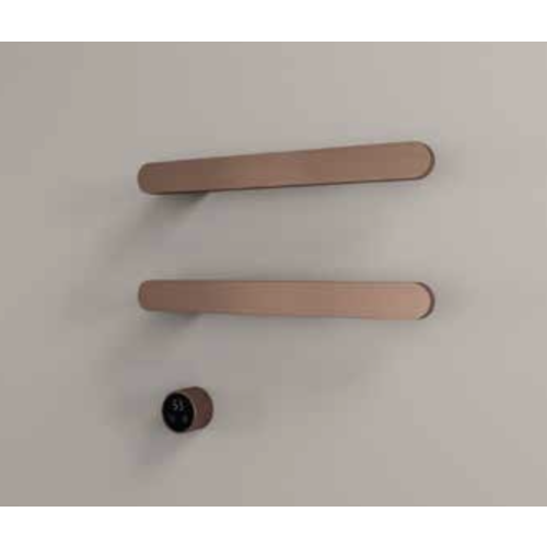 Hotbath &More Rails Soft Square handdoekwarmerset 50cm - 2 stangen - tuscan bronze HotBath Hotbath &More Rails Soft Square handdoekwarmerset 50cm - 2 stangen - tuscan bronze