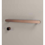 Hotbath &More Rails Soft Square handdoekwarmerset 80cm - 1 stang - geborsteld messing PVD HotBath Hotbath &More Rails Soft Square handdoekwarmerset 80cm - 1 stang - geborsteld messing PVD