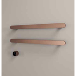 Hotbath &More Rails Soft Square handdoekwarmerset 80cm - 2 stangen - tuscan bronze HotBath Hotbath &More Rails Soft Square handdoekwarmerset 80cm - 2 stangen - tuscan bronze