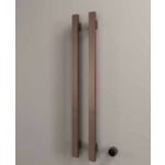 Hotbath &More Rails Square handdoekwarmerset 135cm - 2 stangen - geborsteld messing PVD HotBath Hotbath &More Rails Square handdoekwarmerset 135cm - 2 stangen - geborsteld messing PVD