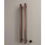 Hotbath &More Rails Square handdoekwarmerset 135cm - 2 stangen - chroom HotBath Hotbath &More Rails Square handdoekwarmerset 135cm - 2 stangen - chroom