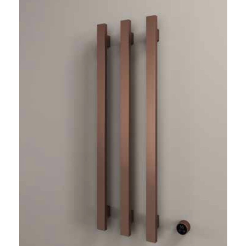 Hotbath &More Rails Square handdoekwarmerset 135cm - 3 stangen - geborsteld messing PVD HotBath Hotbath &More Rails Square handdoekwarmerset 135cm - 3 stangen - geborsteld messing PVD