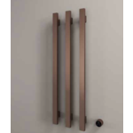 Hotbath &More Rails Square handdoekwarmerset 135cm - 3 stangen - geborsteld nikkel HotBath Hotbath &More Rails Square handdoekwarmerset 135cm - 3 stangen - geborsteld nikkel