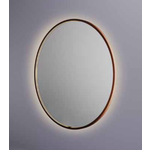 Hotbath &More spiegel round 120cm directe & indirecte verlichting - geborsteld gunmetal PVD HotBath Hotbath &More spiegel round 120cm directe & indirecte verlichting - geborsteld gunmetal PVD