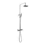 Hotbath Cobber X SDSX9 stortdoucheset - 30cm hoofddouche - ronde handdouche - verouderd messing HotBath Hotbath Cobber X SDSX9 stortdoucheset - 30cm hoofddouche - ronde handdouche - verouderd messing