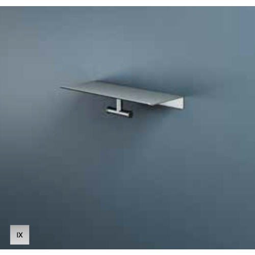 Hotbath &More SHA03 dubbele handdoekhaak voor planchet - geborsteld messing PVD HotBath Hotbath &More SHA03 dubbele handdoekhaak voor planchet - geborsteld messing PVD