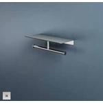 Hotbath &More SHA05 dubbele toiletrolhouder voor planchet - geborsteld zwart PVD HotBath Hotbath &More SHA05 dubbele toiletrolhouder voor planchet - geborsteld zwart PVD