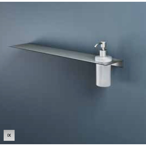 Hotbath &More SHA09 zeepdispenser gematteerd glas voor planchet - RVS 316 HotBath Hotbath &More SHA09 zeepdispenser gematteerd glas voor planchet - RVS 316