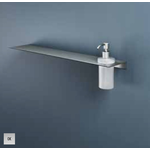 Hotbath &More SHA09 zeepdispenser gematteerd glas voor planchet - mat wit HotBath Hotbath &More SHA09 zeepdispenser gematteerd glas voor planchet - mat wit