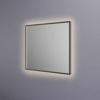 Hotbath &More spiegel square 100x80cm directe & indirecte verlichting - mat wit
