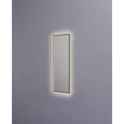 Hotbath &More toiletspiegel square 30x80cm indirecte verlichting - geborsteld koper PVD HotBath Hotbath &More toiletspiegel square 30x80cm indirecte verlichting - geborsteld koper PVD