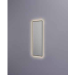 Hotbath &More toiletspiegel square 30x80cm indirecte verlichting - mat wit HotBath Hotbath &More toiletspiegel square 30x80cm indirecte verlichting - mat wit