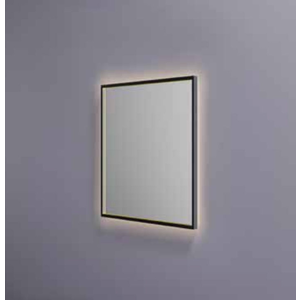HotBath Hotbath &More spiegel square 60x80cm directe & indirecte verlichting - geborsteld zwart PVD Hotbath &More spiegel square 60x80cm directe & indirecte verlichting - geborsteld zwart PVD