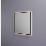 Hotbath &More spiegel square 80x80cm directe & indirecte verlichting - geborsteld koper PVD HotBath Hotbath &More spiegel square 80x80cm directe & indirecte verlichting - geborsteld koper PVD