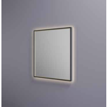 Hotbath &More spiegel square 80x80cm directe & indirecte verlichting - geborsteld koper PVD HotBath Hotbath &More spiegel square 80x80cm directe & indirecte verlichting - geborsteld koper PVD