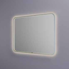 Hotbath &More spiegel soft square 120x80cm directe & indirecte verlichting - geborsteld koper PVD