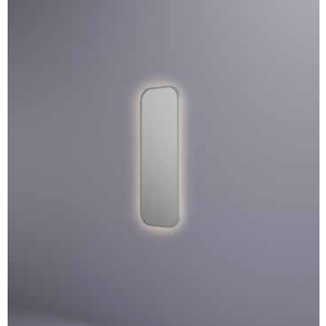 HotBath Hotbath &More toiletspiegel soft square 30x80cm indirecte verlichting - geborsteld messing PVD Hotbath &More toiletspiegel soft square 30x80cm indirecte verlichting - geborsteld messing PVD