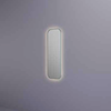 Hotbath &More toiletspiegel soft square 30x80cm indirecte verlichting - geborsteld zwart PVD