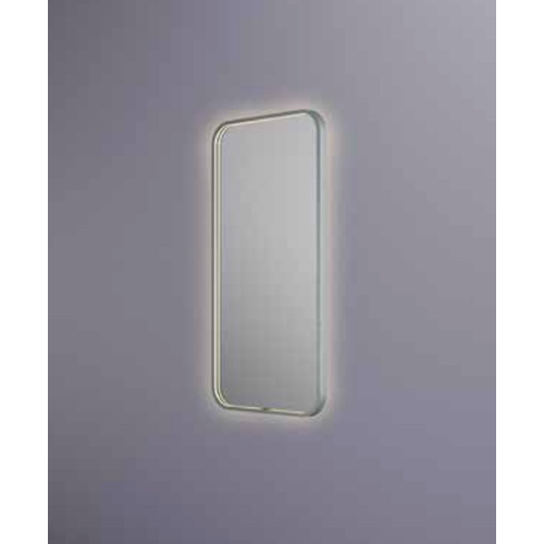 Hotbath &More spiegel soft square 50x100cm directe & indirecte verlichting - mat wit HotBath Hotbath &More spiegel soft square 50x100cm directe & indirecte verlichting - mat wit