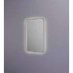 Hotbath &More spiegel soft square 60x80cm directe & indirecte verlichting - geborsteld koper PVD HotBath Hotbath &More spiegel soft square 60x80cm directe & indirecte verlichting - geborsteld koper PVD