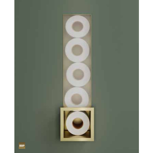 Hotbath &More ST016 inbouw reserverolhouder 16x60x14cm - tuscan bronze HotBath Hotbath &More ST016 inbouw reserverolhouder 16x60x14cm - tuscan bronze