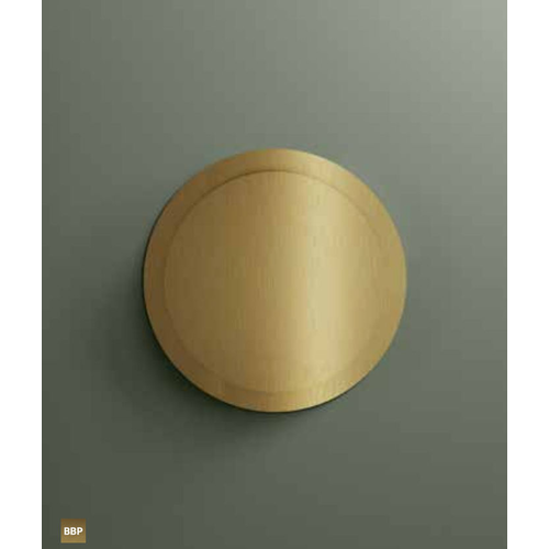 Hotbath &More ventilatierooster - rond - met klemmen - geborsteld koper PVD HotBath Hotbath &More ventilatierooster - rond - met klemmen - geborsteld koper PVD