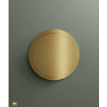 Hotbath &More ventilatierooster - rond - met klemmen - geborsteld zwart PVD HotBath Hotbath &More ventilatierooster - rond - met klemmen - geborsteld zwart PVD