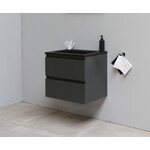 Solidline badkamermeubelset | 60cm | Acryl | Mat zwart | 0 | Mat antraciet | Zonder spiegel | Bouwpakket Solidline Solidline badkamermeubelset | 60cm | Acryl | Mat zwart | 0 | Mat antraciet | Zonder spiegel | Bouwpakket