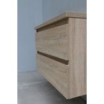 Solidline badkamermeubelset | 80cm | Keramiek | Wit | 1 | Eiken | Met spiegelkast | Bouwpakket Solidline Solidline badkamermeubelset | 80cm | Keramiek | Wit | 1 | Eiken | Met spiegelkast | Bouwpakket