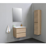 Solidline badkamermeubelset | 60cm | Acryl | Wit | 0 | Eiken | Standaard spiegel | Geassembleerd Solidline Solidline badkamermeubelset | 60cm | Acryl | Wit | 0 | Eiken | Standaard spiegel | Geassembleerd